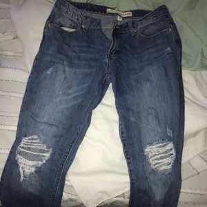 Ashley Mason Distressed boyfriend jeans